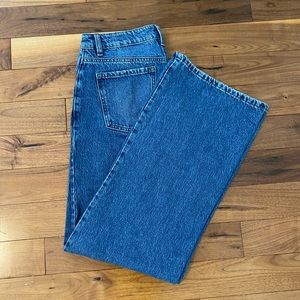 Garage wide leg jeans
